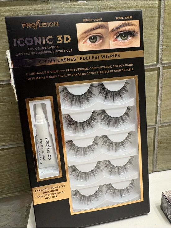 Profusion Cosmetics Other - Profusion Cosmetics Iconic 3D Faux Mink Lashes - Black NIB